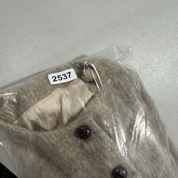 MJ‎ Concepts Sportswear Wool Button Blazer Union Made Women's 5 XS Beige Vintage - Picture 8 of 8